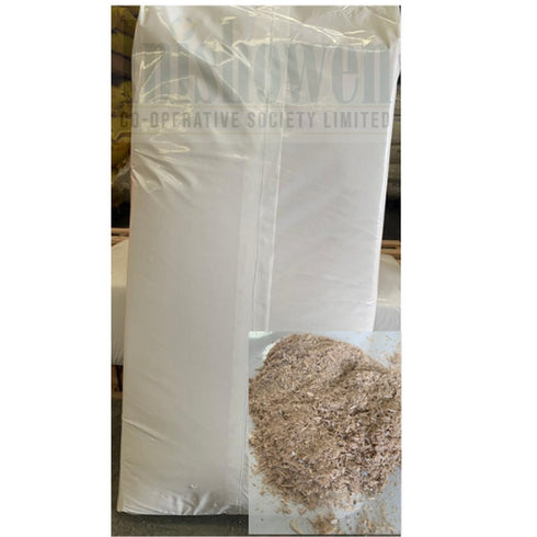 25Kg Bags Fine Sawdust (Plain White Bale)